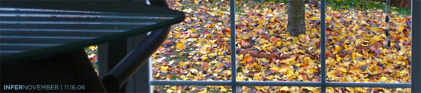 Yellow leaves in the fall