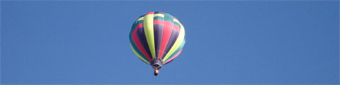 Single balloon in front of my house on the morning of September 29, 2006