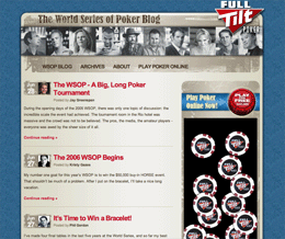 The World Series of Poker Blog