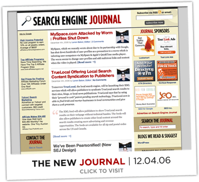 The New Search Engine Journal — Now with 100% more Pearsonified!